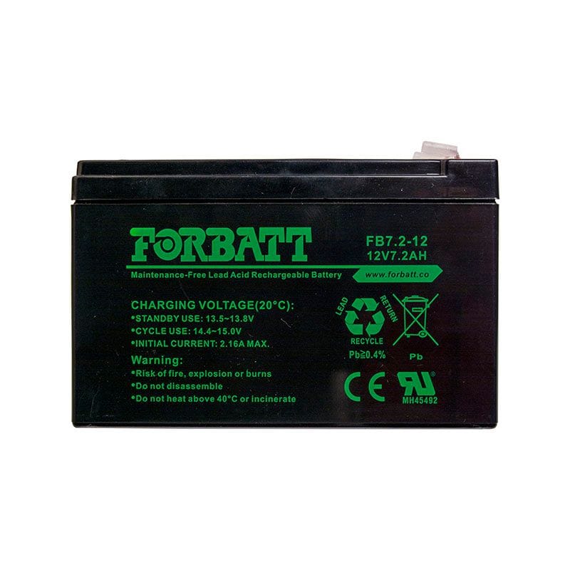 Forbatt 12V VRLA 7.2AH FB12-7.2